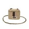 Mini bolso cruzado infantil transfronterizo modelo nuevo 2026, bolso cuadrado pequeño de alta gama con estampado de leopardo y patrón de diamantes, bolso de hombro para chica commuter