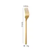 Faca de Bife, Garfo, Colher de Aço Inoxidável, Colher de Sobremesa com Cabo Quadrado Liso, Conjunto de Talheres Ocidentais, Fabricante Atacadista de Colheres e Garfos para Hotel
