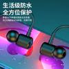 Audífonos Bluetooth deportivos explosivos para colgar del cuello inalámbricos binaurales intraauriculares de larga duración con reducción de ruido universales para teléfono móvil