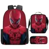 Mochila de Liberación Rápida Transfronteriza de Spider-Man Mochila Escolar para Estudiantes de Primaria y Secundaria Mochila de Anime de Gran Capacidad