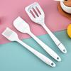 Utensilios de Cocina de Silicona Patrón Mármol Raspador de Crema Juego de 5 Piezas Herramientas para Hornear Espátula Juego de Brochas para Aceite Pastel Pan