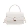 Bolso Cuadrado Pequeño Retro de Moda Transfronterizo para Mujer, Nuevo Bolso de Hombro Color Sólido Simple Otoño 2026, Bolso Cruzado para el Trabajo