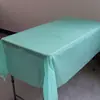 Fornecedor da Fabricante Toalha de Mesa Descartável para Festa Tecido Plástico PE Mesa de Sobremesa de Aniversário Toalha de Mesa Cor Pura 137*183cm
