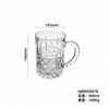 Taza de Cerveza de Vidrio con Asa, Taza de Té, Taza de Jugo, Taza para Bebidas, Taza de Gran Capacidad con Logo Impreso