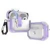 Capa Protetora Adequada para Airpods4/5 com Tampa Automática de Abrir, Capa Transparente para Fone de Ouvido Pro2, Capa para Fone de Ouvido Airpodspro3