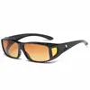 2027 Nueva Moda Exterior Clip-On Graduado Lentes Amarillas Visión Nocturna Gafas de Sol para Deportes Ciclismo, Unisex Polarizadas
