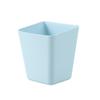 [Personalizado] Cubo pequeño colgante de color liso para cocina, cubo de plástico trapezoidal para almacenamiento de artículos varios, frutas, baño, lavado