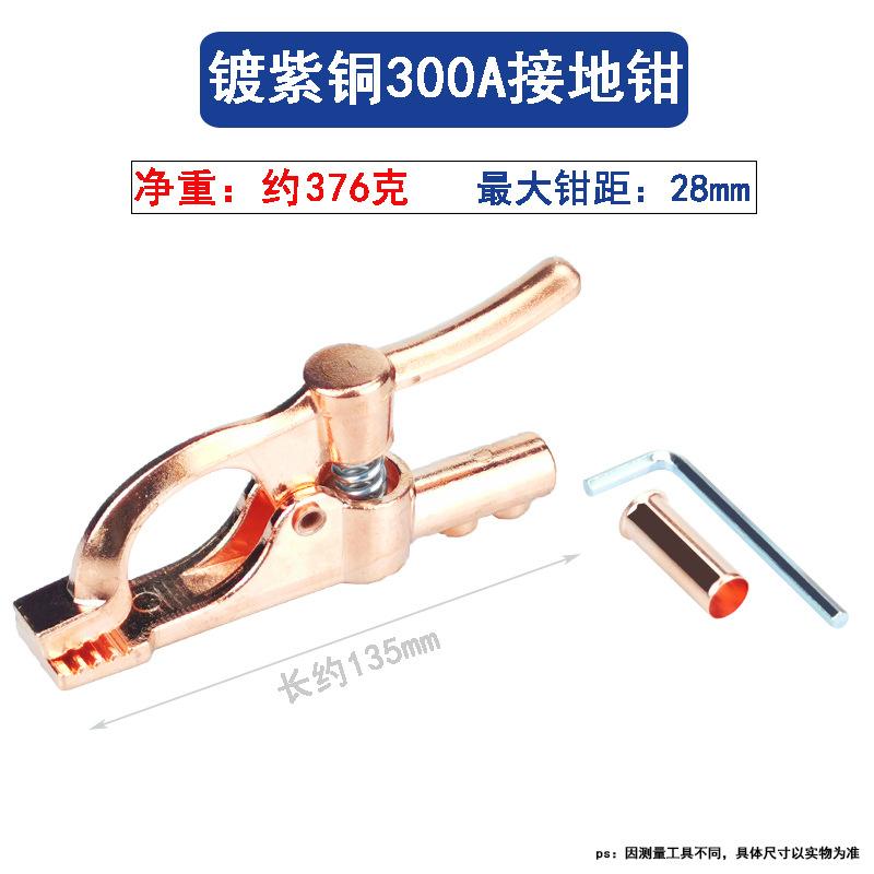 300A镀紫铜虎头夹参数