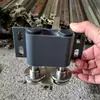 Riel Guía Universal Eléctrico Retráctil para Puerta Gancho a Prueba de Viento de Acero Inoxidable Clip para Riel de Puerta Corredera Accesorios de Polea