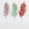 Folhas de Natal, Folha de Ouro, Folhas Persas, Acessórios de Flores de Natal, Folhas de Oliveira, Flores Plásticas, Flores de Natal, Galhos de Natal