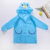 Poncho Capa de Chuva Engrossada Infantil Desenho Animado Capa de Chuva Bebê Equipamento de Chuva Estudante de Jardim de Infância Pequo Pato Amarelo Capa de Chuva Atacado