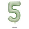 Globo transfronterizo de película de aluminio digital verde oliva de 40 pulgadas con diseño de aguacate, matcha, verde menta y globo decorativo de comercio exterior para cumpleaños