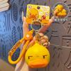 Pingente de descompressão de pato amarelo B.Duck genuíno de rebote lento, pingente criativo de boneca de desenho animado para casal, chaveiro para mochila