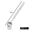 Cuchara Medidora de Café de Acero Inoxidable 304 5ml Cuchara Medidora para Hornear Leche en Polvo Cuchara para Granos Balanza Taza de Té Catering Cocina Cuchara Medidora 30ml