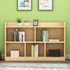 Librero de Madera Maciza de Pie para Niños Librero Simple Combinación Gabinete de Rejilla Gabinete Bajo Hogar Simple Moderno Gabinete de Almacenamiento
