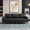 Estilo nórdico, lujo ligero, apartamento pequeño, habitación doble o triple en renta, área de lounge de hotel, área de recepción de tienda de ropa, sofá pequeño
