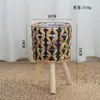 Suporte Decorativo de Flores para Plantas em Rattan, Suporte de Palha para Vasos de Flores de Chão em Madeira Maciça, Rack de Armazenamento Tecido em Bambu Nórdico, Feito à Mão