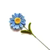 Palito retorcido individual acabado Flor artificial Girasol colorido Día del Maestro Cumpleaños Amigo Decoración Adornos para Fiesta