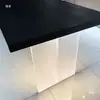 Pernas de Mesa Luminosas Acrílicas Foscas Pernas de Mesa de Toucador Estrutura de Suporte Pernas Mesa de Ilha Barra de Suporte de Mesa Canto de Mesa com Luzes