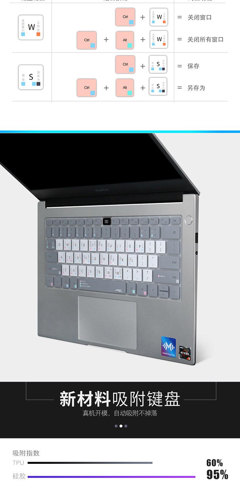 Mtebook-D14-Magicbook-14-15硅胶功