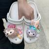 Accesorios Crocs Transfronterizos para Mujer Otoño e Invierno 2025 Zapatos Rellenos Shirley Rose Dibujos Animados Lindos Dulces Accesorios DIY