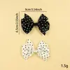 Lazo de tela de lunares accesorio DIY clip para el pelo material accesorio ropa accesorios para Crocs decoración de embalaje de bolsa