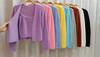Conjunto de dos piezas de camisola de visón sintético 2023 otoño e invierno estilo coreano suéter de manga larga cárdigan abrigo de mujer top holgado