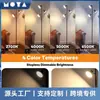 Lámpara de pie moderna única transfronteriza de tres cabezales control remoto atenuación continua paleta de colores sala de estar dormitorio lámpara de pie de 36W