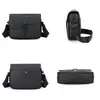 Bolso bandolera para hombre de piel con estampado de lichi transfronterizo, bolso de hombro casual impermeable y resistente al desgaste, mochila de ciclismo de moda