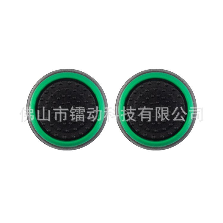 黑底绿圈