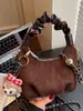 Bolso de Luna Nicho Estilo Coreano Nuevo Otoño 2025 Estilo Mujer Bolso Dumpling Bolso de Hombro Casual Moderno
