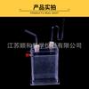 Celda electrolítica de diafragma vertical J2605, instrumento químico de enseñanza para agua salada saturada electrolítica.