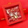 Caja Decoración de Cordones Gong Xi Fa Cai Hebilla Ojal Desmontable Cordón de Menos de 6 mm Hebilla de Cordones Estilo Chino
