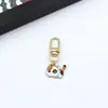 Colgante de gatito de aleación estilo japonés Llavero de coche mini Colgante para AirPods Accesorio para bolso pequeño Regalo