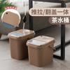 Cubo de té, cubo para residuos de té, filtro separador, cubo de drenaje, cubo para la ceremonia del té, mesa de té, cubo de basura, juego de té de kung fu con cubo para basura doméstica