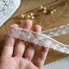 Acessórios de renda chiffon punho de saia borda do decote acabamento decorativo tecido de renda plissada DIY feito à mão