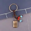 Colgante Amuleto Pixiu de Latón, Llavero de la Fortuna, Accesorio Pequeño, Estilo Étnico Vintage, Moderno, Único, Versátil