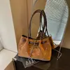 Bolso Grande de Lunares Estilo Retro para Mujer 2026 Nuevo Estilo con Lazo para el Trabajo Bolso de Hombro Único Bolso Tote de Mano de Moda