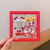 Set de Accesorios para el Cabello de Navidad para Niñosren Lindos Muñeco de Nieve Árbol de Navidad Pasador Dibujos Animados Banda para el Cabello Pinza Bb Pulsera Accesorios para Bebé