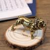 Método de Cobre Puro Perros de Pelea Adornos para Perros Todo Latón Muebles para el Hogar Escultura de Metal Grande para Sala de Estar Artesanías