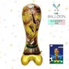 Globos de Papel de Aluminio Nuevos con Temática de la Copa del Mundo, Trofeo de Pie, Zapatos de Fútbol, Suministros y Accesorios para Decoración de Fiestas