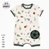 Ropa de pedos de bebé para hombre y mujer, ropa para gatear, manga corta, mameluco de verano, ropa de Harbin, ropa para bebé, ropa, fábrica de comercio exterior, venta al por mayor