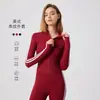 Ropa de Yoga Estilo Americano para Chicas Calientes para Mujer Chaqueta Casual de Manga Larga con Cremallera para Correr Top Deportivo Fitness Transpirable para la Piel