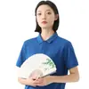 Color sólido cuello solapa ropa de trabajo logo algodón camisa cultural fresca transpirable polo Solona fábrica de herramientas estampado