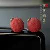 Novo Ping an Fruta Maçã Fruta Simulada Enfeite de Carro Fofo Console Central Tela do Carro Decoração de Natal