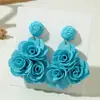 Amazon Transfronterizo Nuevo Estilo Pendientes de Mariposa Pequeños Frescos Multicolor Atmósfera Dulce Pendientes de Animales Simulados Pendientes para Mujer