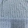 Flor de espiga de trigo Raya de costilla Agujero Jacquard hueco Tejido de punto grueso Tela para camiseta de primavera y verano Cárdigan Vestido superior