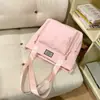 Mochila Escolar para Estudiantes de Secundaria Femeninas, Gran Capacidad, Resistente y Duradera, Mochila Sencilla Estilo Coreano, Bolsa Portátil para Tutorías, Mochila para Estudiantes de Preparatoria