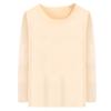 Terciopelo Alemán Ropa Cálida Top de Manga Larga Ropa de Otoño para Niños Medianos y Grandes Camiseta Base Infantil con Forro Polar Ropa Interior Combinable para Niños y Niñas