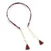 Fabricante de Diademas con Borlas Venta al por Mayor Tienda de 10 Yuanes Accesorios para el Cabello Estilo Coreano Sombreros Celebridad de Internet Nuevo Multicolor Aretes Falsos Diadema de Perlas